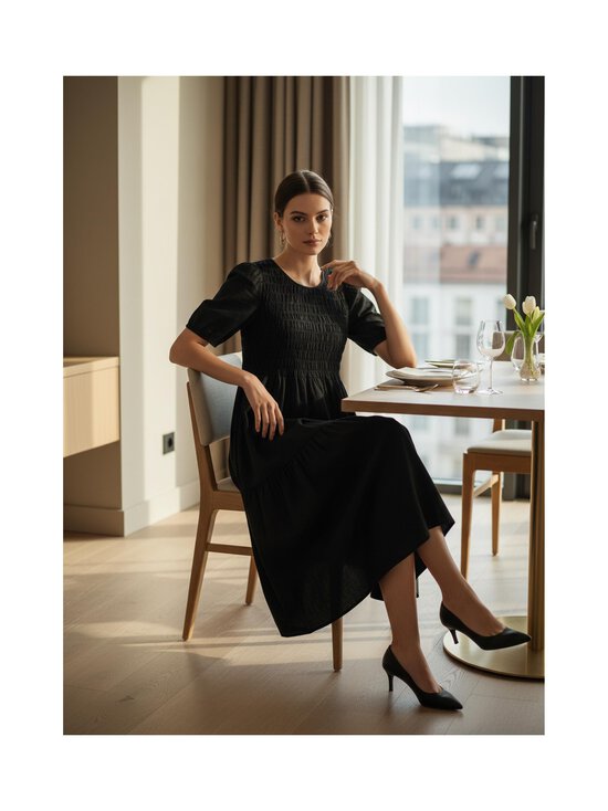 NOOM - Gala-pellavasekoitemekko - BLACK | Stockmann - photo 6