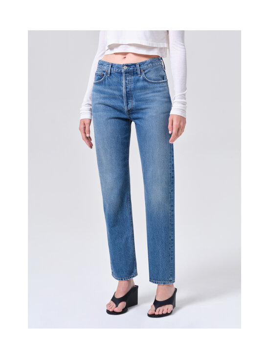 AGOLDE - 90s Pinch Waist High Rise Straight -džinsi - CIRC CIRCULATE (DK TINTED IND) | Stockmann - photo 5