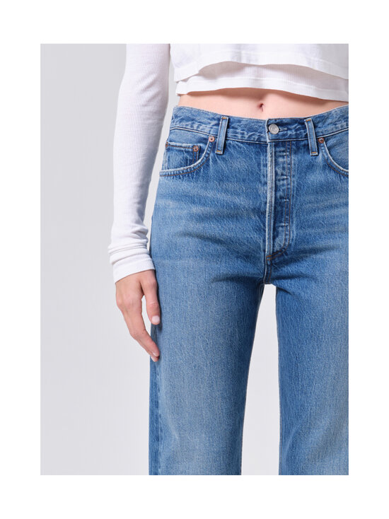 AGOLDE - 90s Pinch Waist High Rise Straight -džinsi - CIRC CIRCULATE (DK TINTED IND) | Stockmann - photo 6