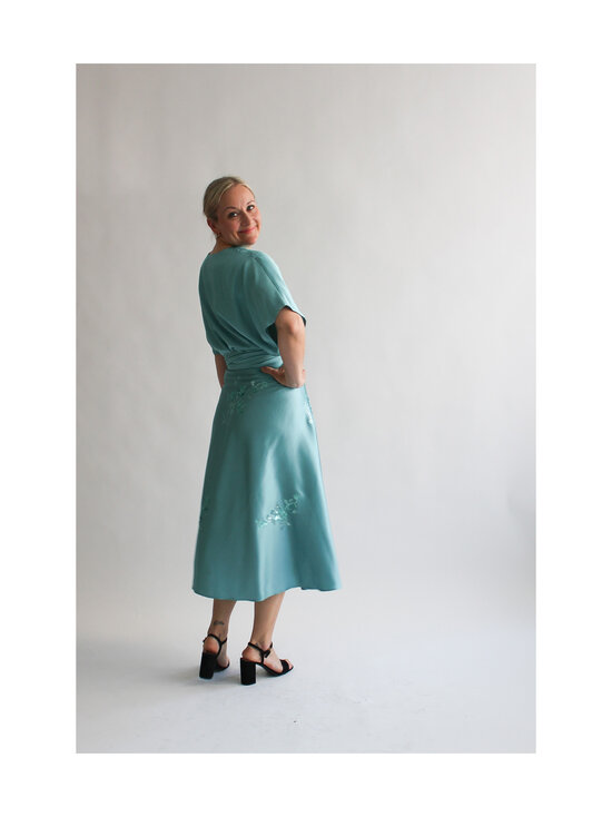 Lili Marleena - Paljettikoristeltu midihame - TURQUOISE | Stockmann - photo 5