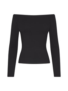 SKIMS - Smooth Layers Off The Shoulder -paita - OBSIDIAN | Stockmann