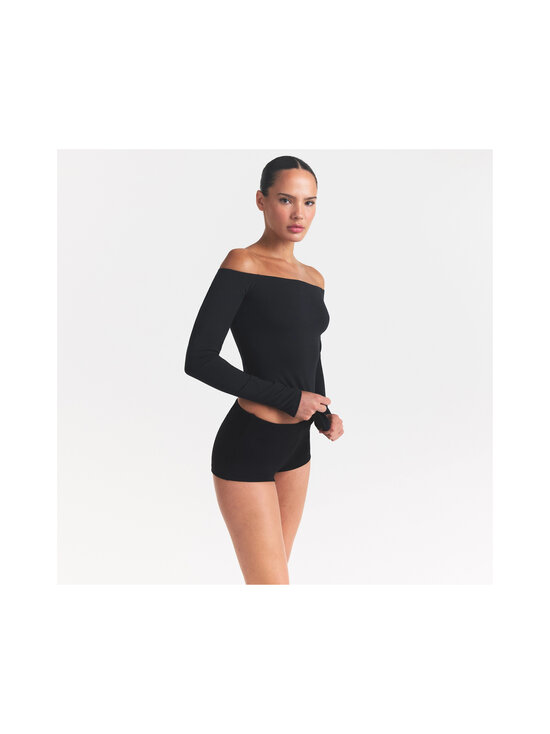 SKIMS - Smooth Layers Off The Shoulder -paita - OBSIDIAN | Stockmann - photo 2
