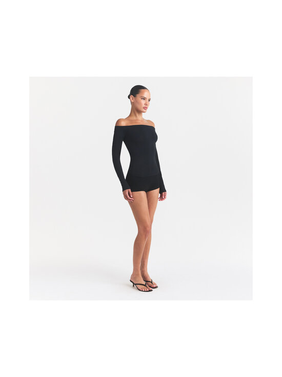 SKIMS - Smooth Layers Off The Shoulder -paita - OBSIDIAN | Stockmann - photo 4