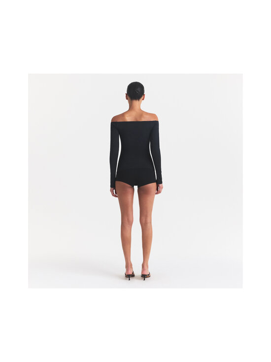 SKIMS - Smooth Layers Off The Shoulder -paita - OBSIDIAN | Stockmann - photo 5