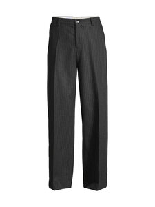 Filippa K - Hector pinstripe -flanellihousut - NULL ANTHRACITE PINSTRIPE ANTHRACITE PINSTRIPE | Stockmann