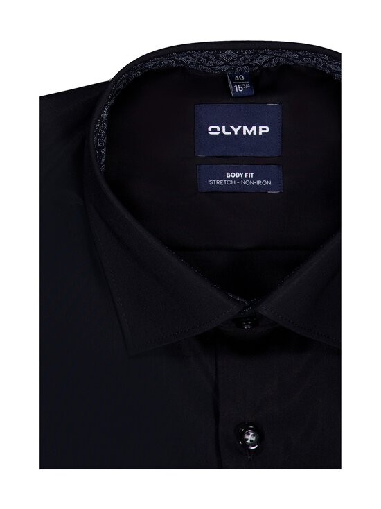 Olymp - Body Fit Solid -kauluspaita - 68 SCHWARZ | Stockmann - photo 2