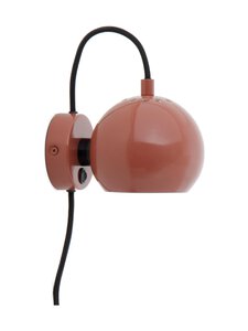 Frandsen - Ball- seinävalaisin Ø 12 cm - GLOSSY RED | Stockmann