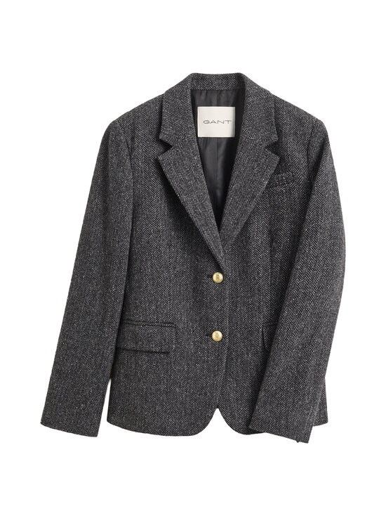 GANT - Slim Herringbone -bleiseri - 90 CHARCOAL MELANGE | Stockmann - photo 1