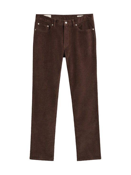 GANT - Regular fit -vakosamettifarkut - 274 RICH BROWN | Stockmann - photo 1