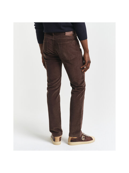 GANT - Regular fit -vakosamettifarkut - 274 RICH BROWN | Stockmann - photo 3