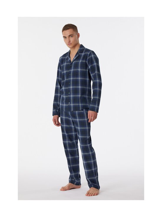 Schiesser - Flanellipyjamasetti - 804 NIGHTBLUE | Stockmann - photo 2