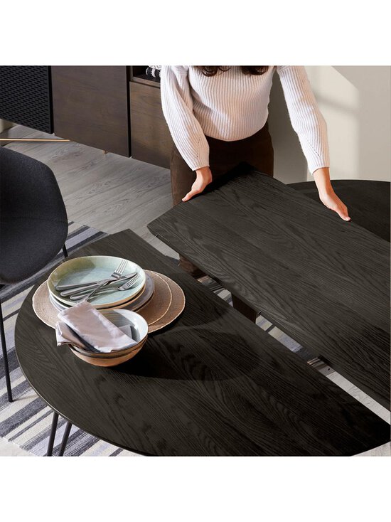 Kave Home - Milian- jatkettava ruokapöytä - MUSTA | Stockmann - photo 8