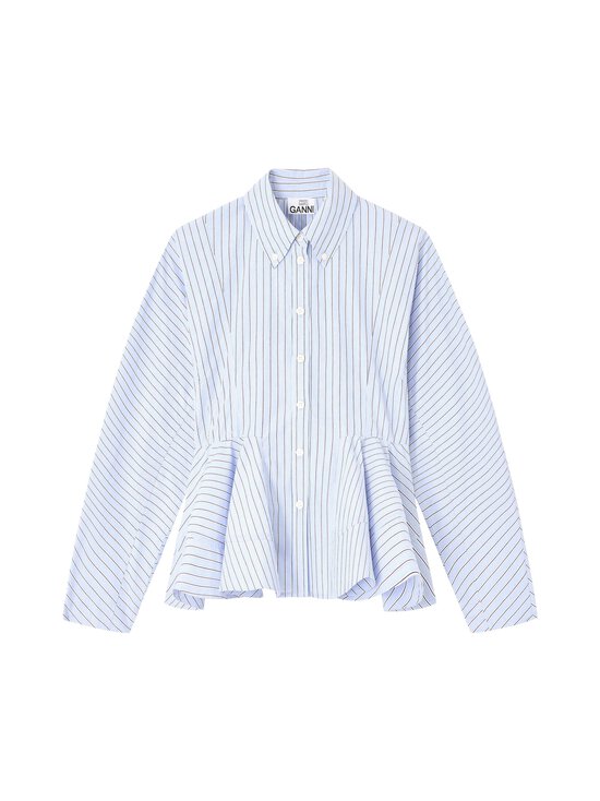 Ganni - Stripe Peplum -paita - 01M LAVENDER LUSTRE - photo 1 Ganni - Stripe Peplum -paita - 01M LAVENDER LUSTRE | Stockmann - photo 1