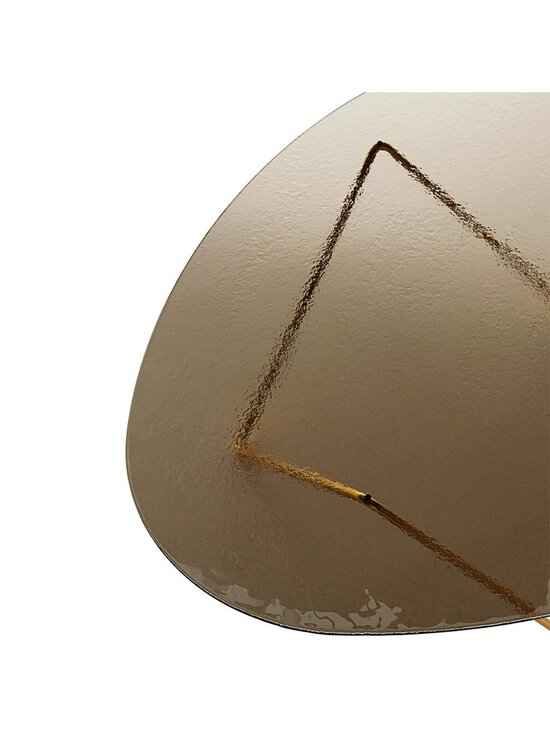Gubi - Pedrera-sohvapöytä 106 x 86 cm messinki / bronze strukturoitu lasi - BROWN | Stockmann - photo 2