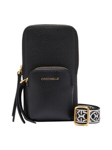 Coccinelle - Pixie- nahkainen puhelinlaukku - 001 NOIR | Stockmann