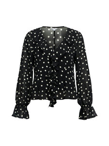 Object - Pluus ObjGina Dots - C-12 BLACK_DOTS WHITE COL Object - Pluus ObjGina Dots - C-12 BLACK_DOTS WHITE COL | Stockmann