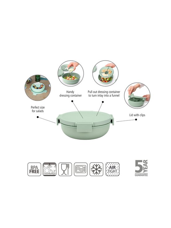 Brabantia - Make and Take -eväskulho, 1.3l - JADE GREEN - photo 9 Brabantia - Make and Take -eväskulho, 1.3l - JADE GREEN | Stockmann - photo 9