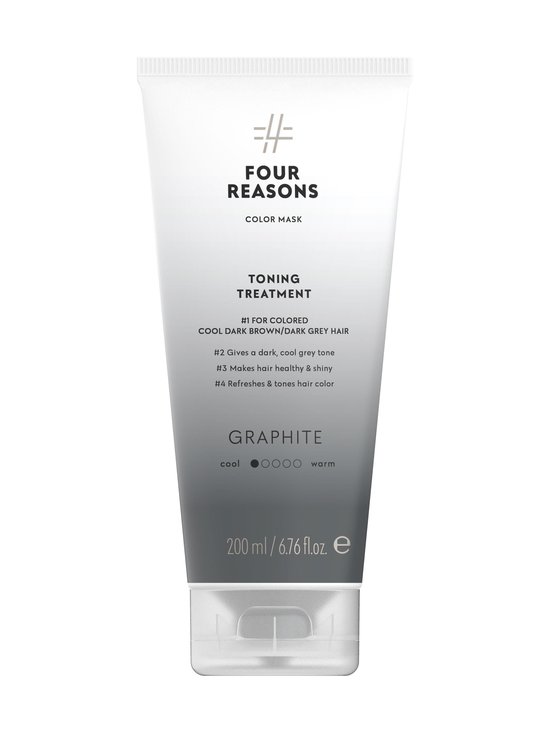 Four Reasons - Color Mask Toning Treatment -sävyttävä tehohoito 200 ml - GRAPHITE - photo 1 Four Reasons - Color Mask Toning Treatment -sävyttävä tehohoito 200 ml - GRAPHITE | Stockmann - photo 1