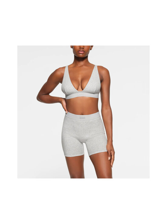 SKIMS - Aluspüksid Cotton Rib Boxer - LIGHT HEATHER GREY | Stockmann - photo 2