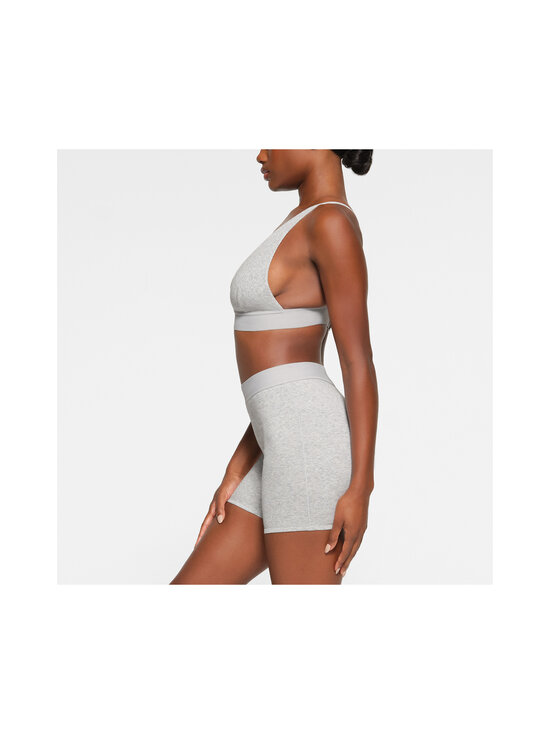 SKIMS - Aluspüksid Cotton Rib Boxer - LIGHT HEATHER GREY | Stockmann - photo 4