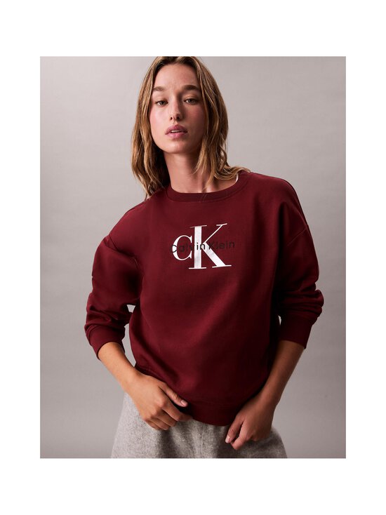 Calvin Klein Jeans - Monologo French Terry -collegepaita - WCV RENAISSANCE RED | Stockmann - photo 4