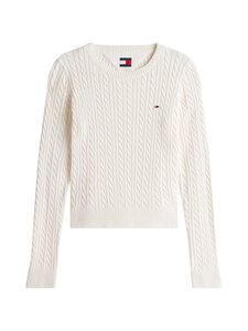 Tommy Jeans - Essential-palmikkoneule - YBH ANCIENT WHITE | Stockmann