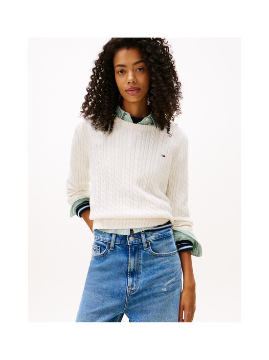 Tommy Jeans - Essential-palmikkoneule - YBH ANCIENT WHITE - photo 2 Tommy Jeans - Essential-palmikkoneule - YBH ANCIENT WHITE | Stockmann - photo 2