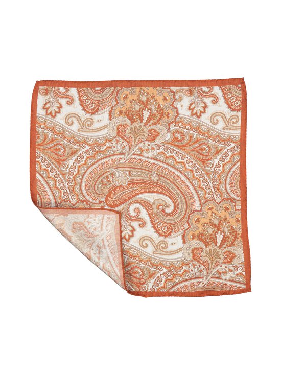 Amanda Christensen - Paisley Silk Oxford zīda kabatas lakatiņš - 213 RUST MELANGE | Stockmann - photo 2