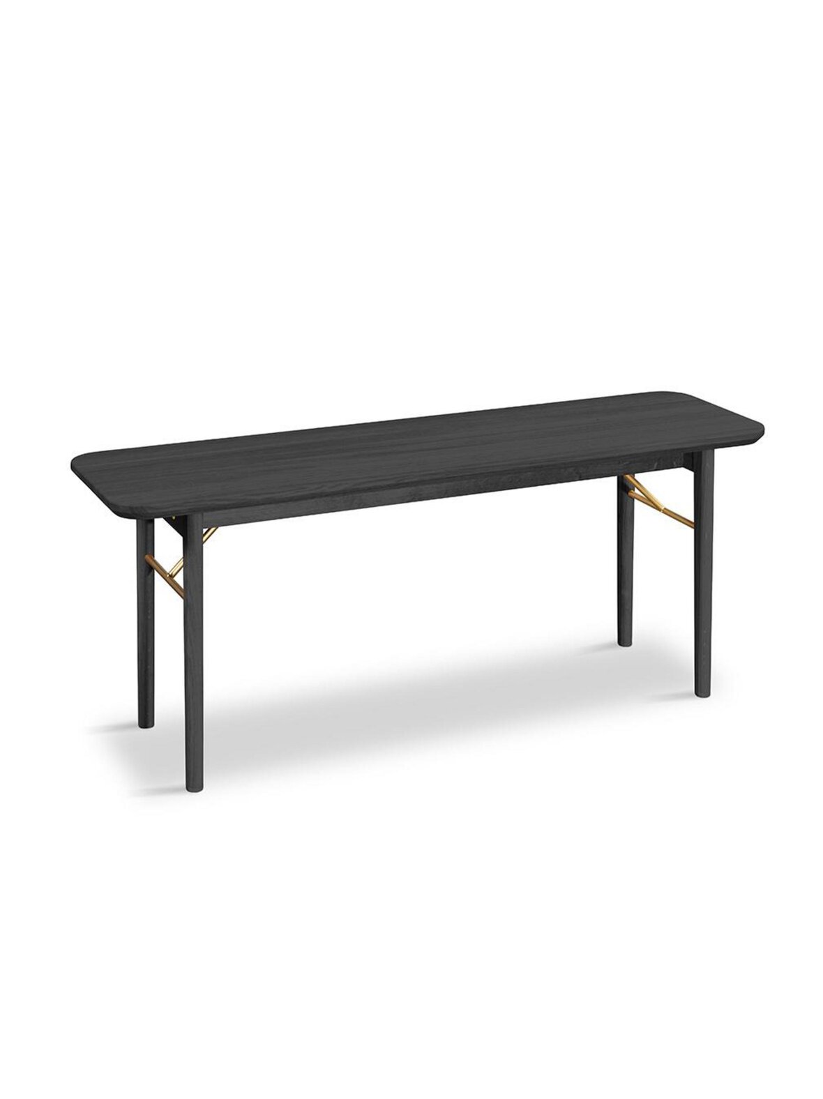 Skovby Möbelfabrik #832-penkki musta tammi l 120 cm