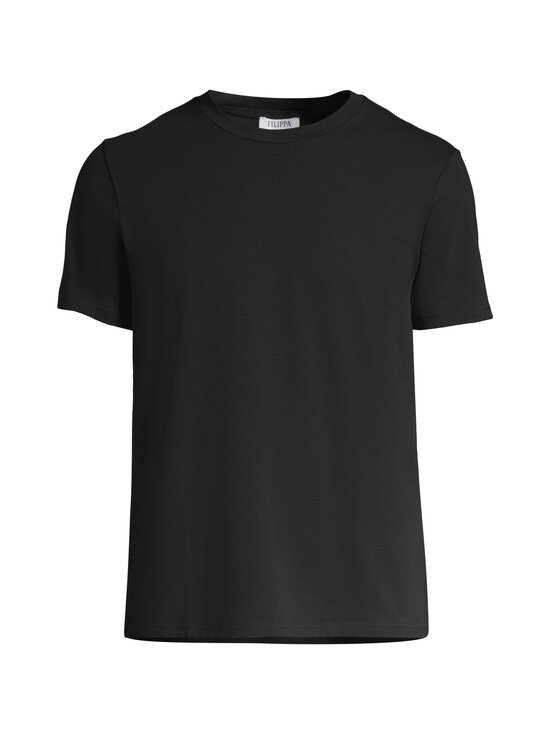 Filippa K - T-särk Stretch Cotton - NULL BLACK BLACK | Stockmann - photo 1