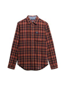 Superdry - Triiksärk Cotton Lumberjack - H8O LOGGER CHECK ORANGE | Stockmann