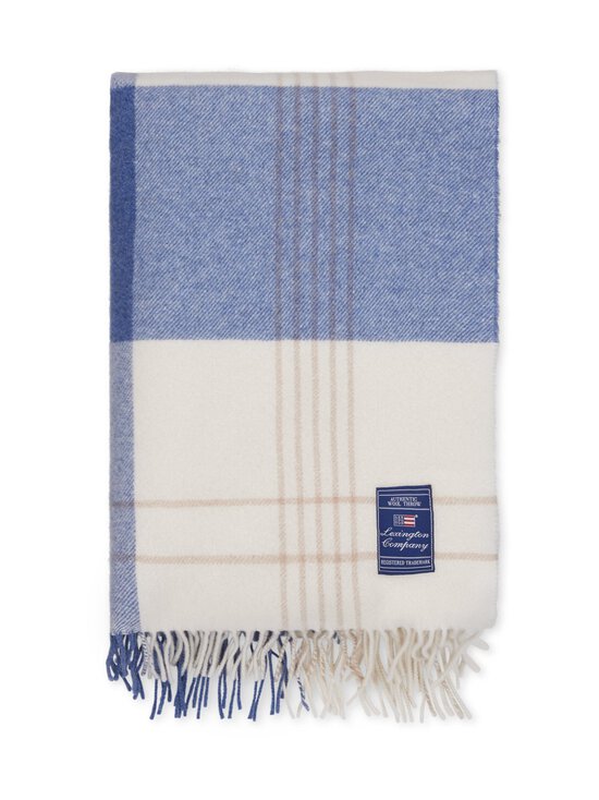 Lexington - Checked Wool pleds 130 x 170 cm - 5205 MISTY BLUE/BEIGE/WHITE - photo 1 Lexington - Checked Wool pleds 130 x 170 cm - 5205 MISTY BLUE/BEIGE/WHITE | Stockmann - photo 1