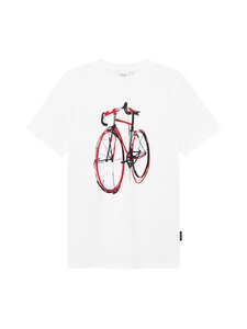 Dedicated - T-särk Red Strokes Bike - WHITE | Stockmann