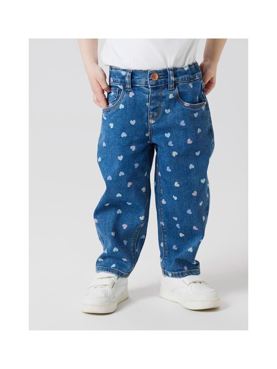 Name It - NmfBella Mom Shaped džinsi - DENIM BLUE AOP:HEARTS - photo 5 Name It - NmfBella Mom Shaped džinsi - DENIM BLUE AOP:HEARTS | Stockmann - photo 5