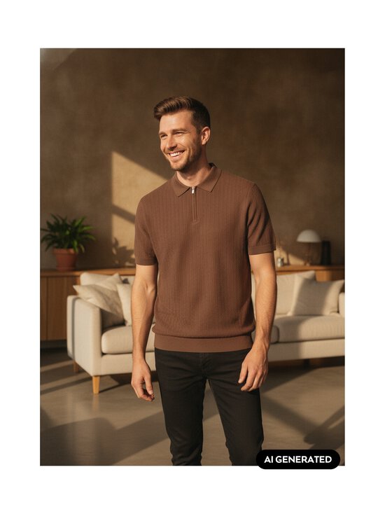 Selected - SlhCran Structure Zip -paita - CHOCOLATE CHIP | Stockmann - photo 2