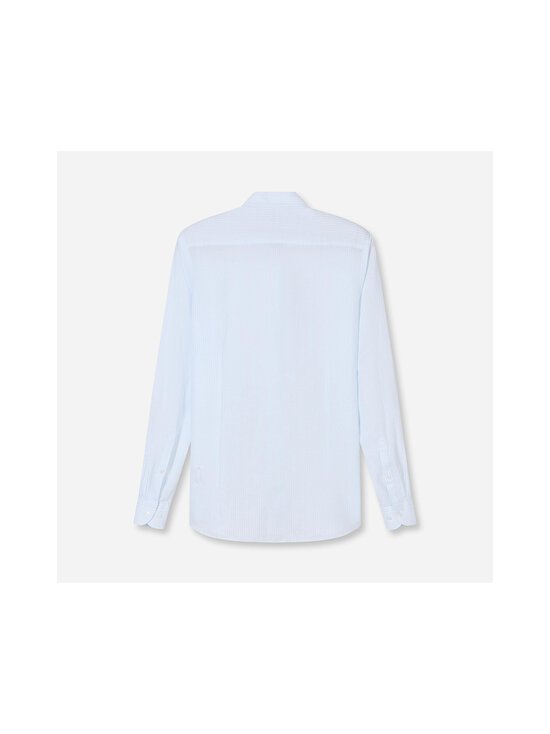 Olymp - Body Fit Stripe -pellavasekoitepaita - 10 HELLBLAU | Stockmann - photo 4