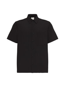 Calvin Klein Menswear - Solid Seersucker Classic -kauluspaita - UB1 BLACK | Stockmann