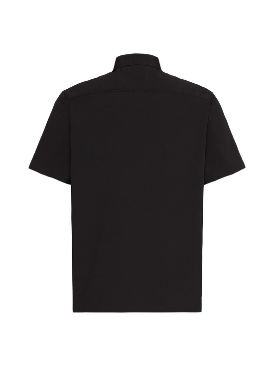 Calvin Klein Menswear - Solid Seersucker Classic -kauluspaita - UB1 BLACK | Stockmann - photo 2