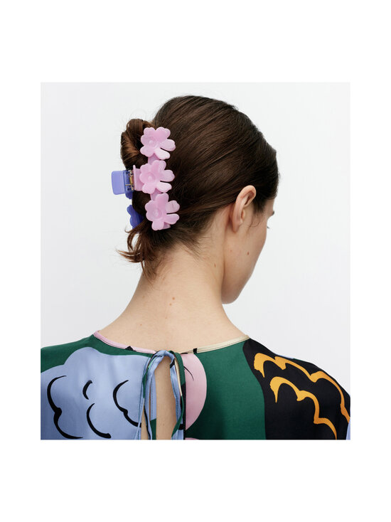 Marimekko - Mini Unikko -hiusklipsi - 530 DARK BLUE, PINK | Stockmann - photo 2