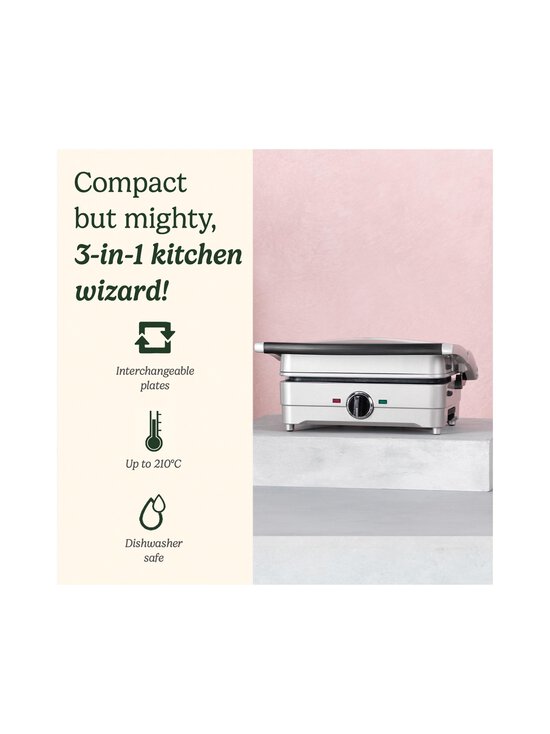 Cuisinart - 3-in-1 Sandwich & Waffle Maker -pöytägrilli - STEEL - photo 3 Cuisinart - 3-in-1 Sandwich & Waffle Maker -pöytägrilli - STEEL | Stockmann - photo 3