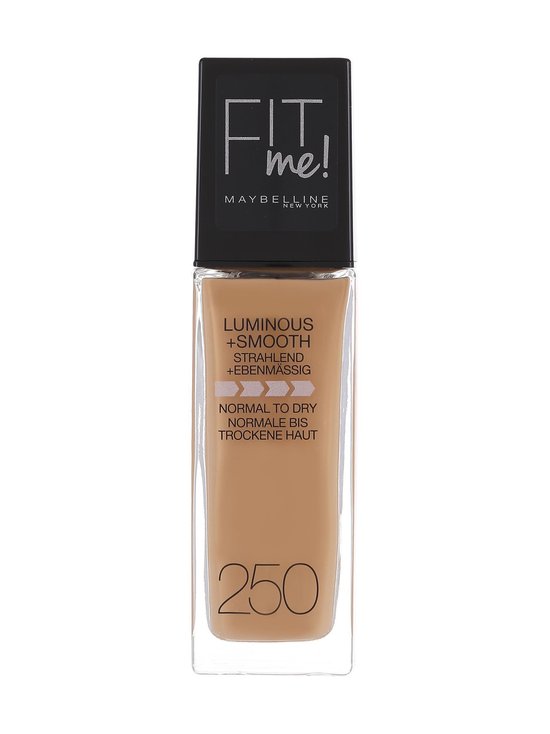 Maybelline - Fit Me Luminous + Smooth -meikkivoide 30 ml - 250 SUN BEIGE | Stockmann - photo 1