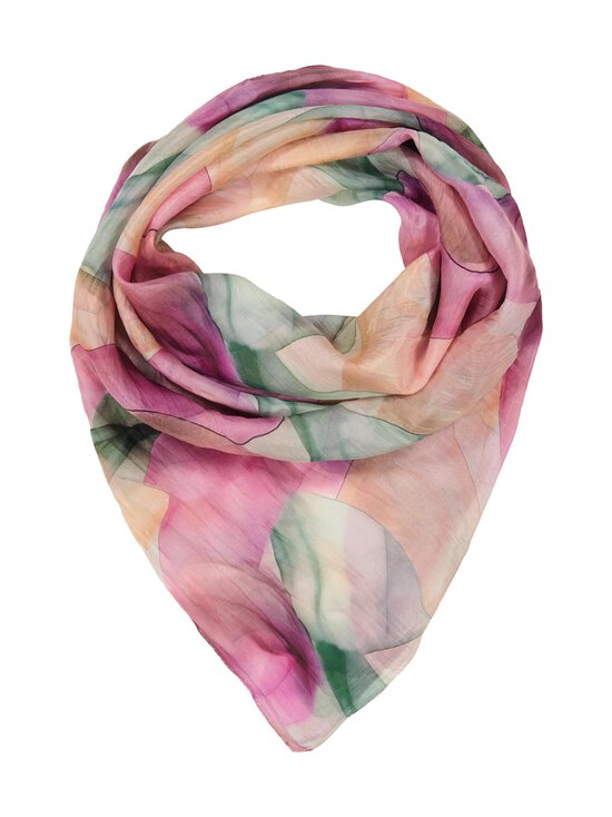 A+more - Maison zīda šalle 100 x 100 cm - PINK/GREEN/LILAC | Stockmann - photo 1