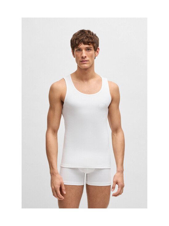 BOSS - TankTop RibClassic - aluspaita 3-pack - 100 WHITE | Stockmann - photo 3