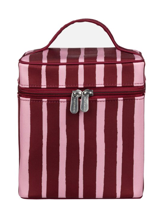 Marimekko - Raide Otso -kosmetiikkalaukku - 333 BURGUNDY, PINK | Stockmann - photo 1