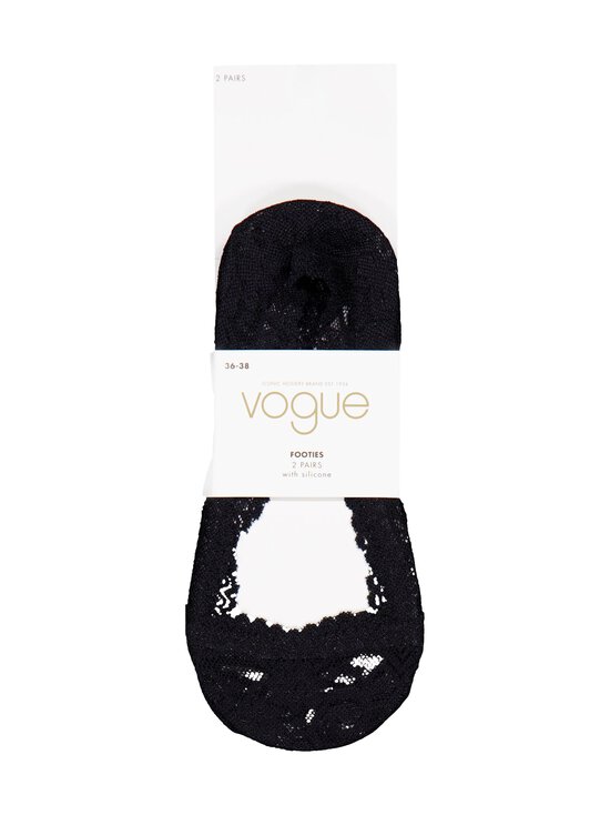 Vogue - Lace Ballerina mežģīņu pēdiņas 2-pāri - 1210 BLACK | Stockmann - photo 1