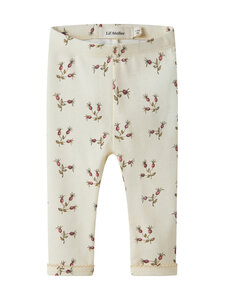 Lil' Atelier - NbfLayo Sin Slim -leggingsit - TURTLEDOVE AOP:ROSEHIP | Stockmann