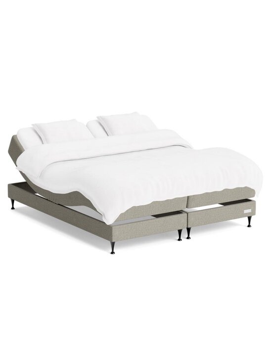 Carpe Diem Beds - Marstrand-moottorisänky Premium Split / Melange Nap -kangas vaaleanharmaa 180 x 210 cm / medium - firm - GREY | Stockmann - photo 4