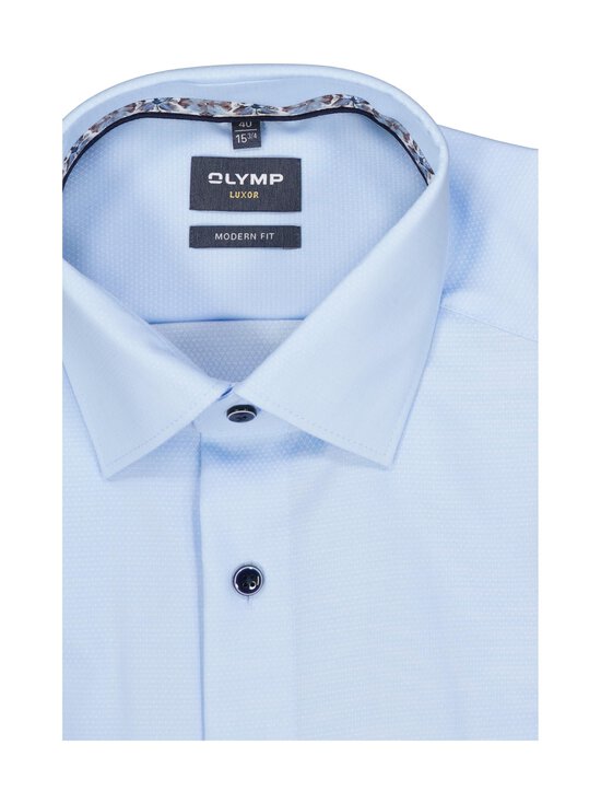 Olymp - Modern Fit Flower Contrast -kauluspaita - 11 BLEU | Stockmann - photo 2