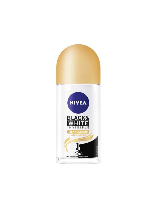 Black & White Invisible Silky Smooth Deo Roll-On -antiperspirantti 50 ml