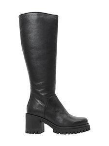 Ten Points - Ylva Tall  Block Heel ādas zābaki - 101 BLACK Ten Points - Ylva Tall  Block Heel ādas zābaki - 101 BLACK | Stockmann